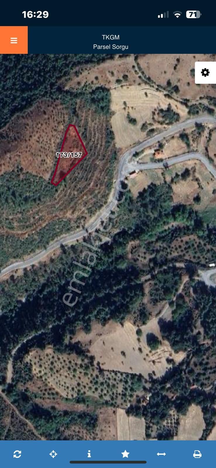 Balıklesir- Kepsut- Kayaeli Mahallesinde 2607 M² Orman İçinde Tarla