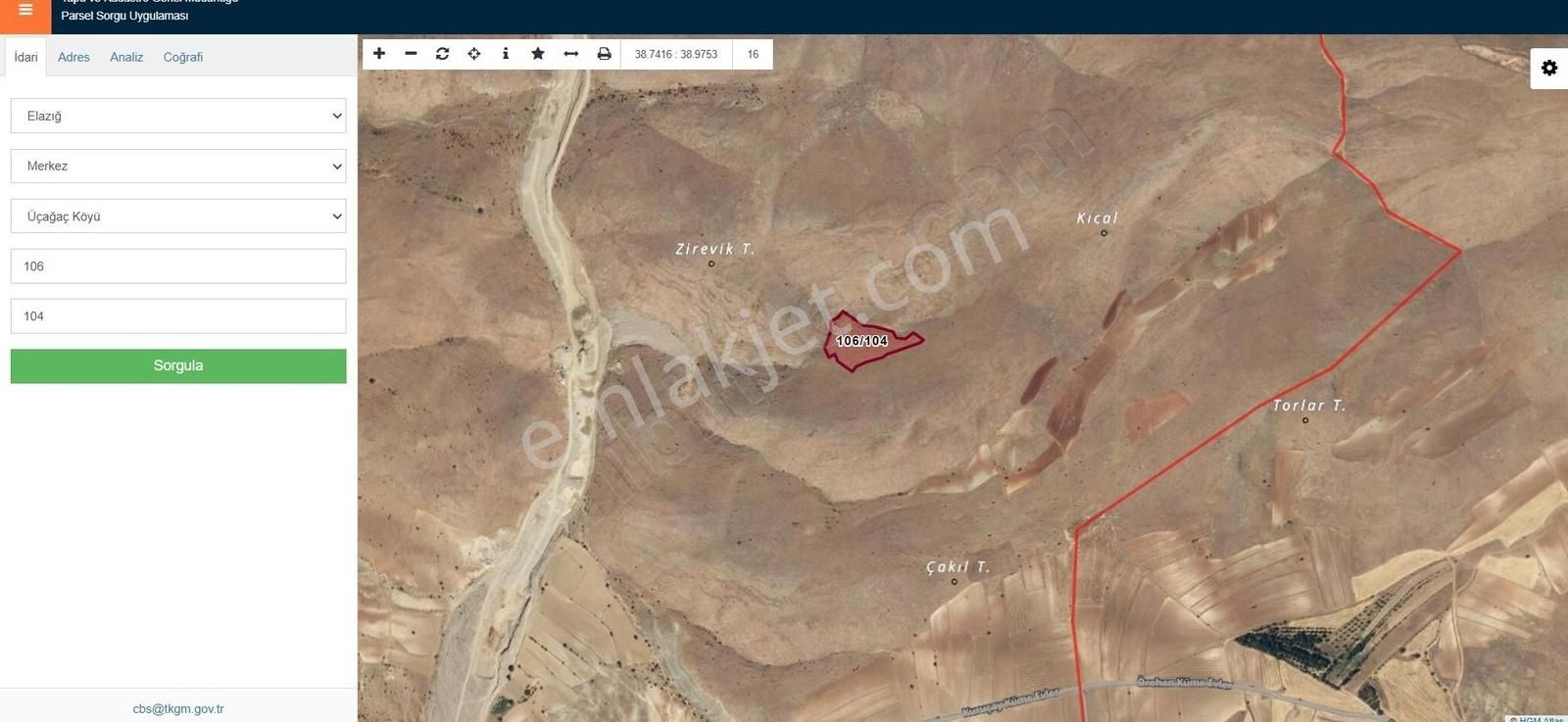 Mavi Göl Emlaktan Üçağaç Köyünde 9.385 M² Yatırımlık Tarla!