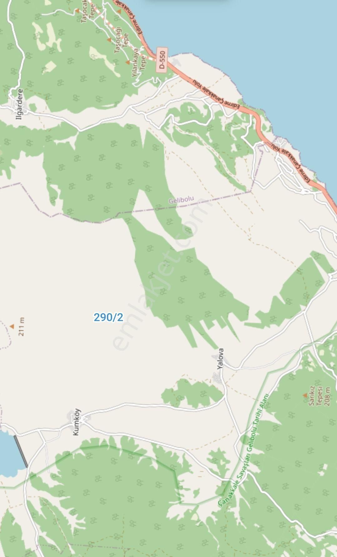 Çanakkale Eceabat Kumköy 2766m Tek Tapu Satılık - Görsel 2