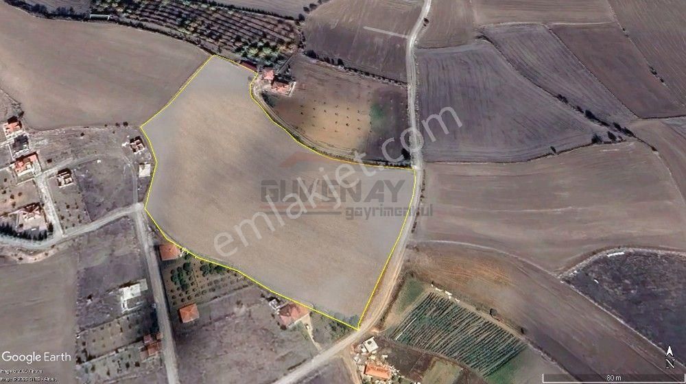 Güvenay - Çorum İskilip Yolu Civarı 18.783 M2 Yola Cepheli Satılık Tarla