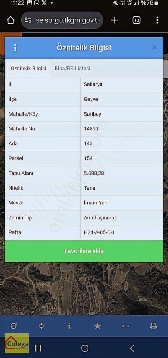 Geyve'de Asfalta 200 Metre Kupon Tarla