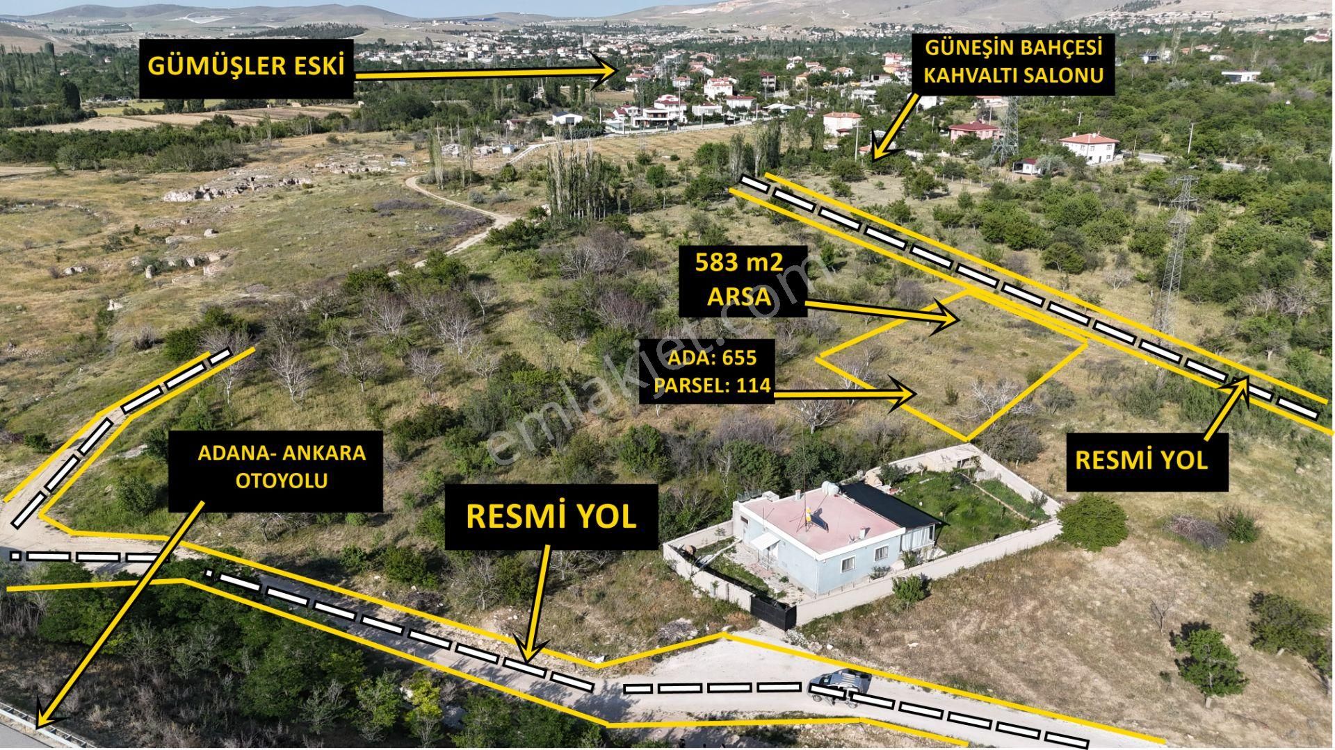 E.gökal Gümüşler Eski 583 M2 ! Mükemmel Yatırımlık Arsa !