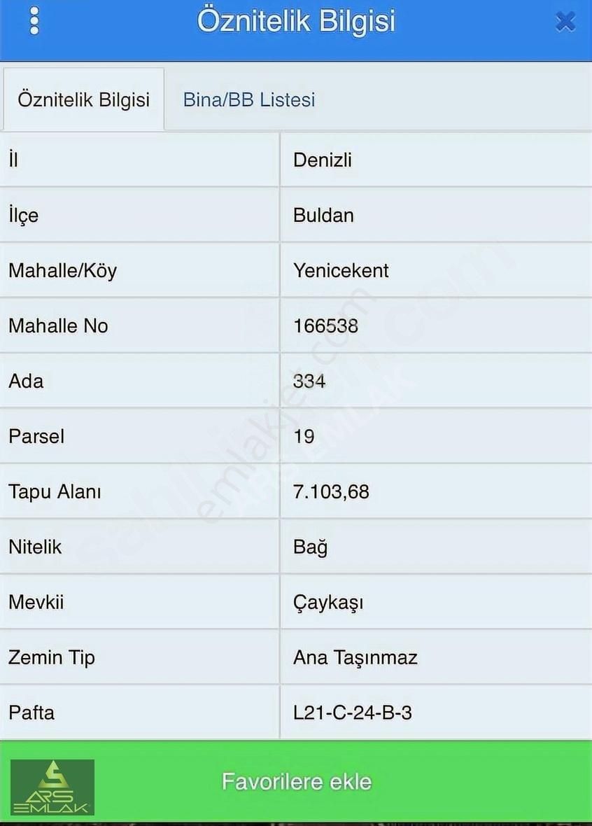 Ars'den Satılık Yenicekent 7.000 M2 İmara Yakın Hobi Bahçesi Bağ