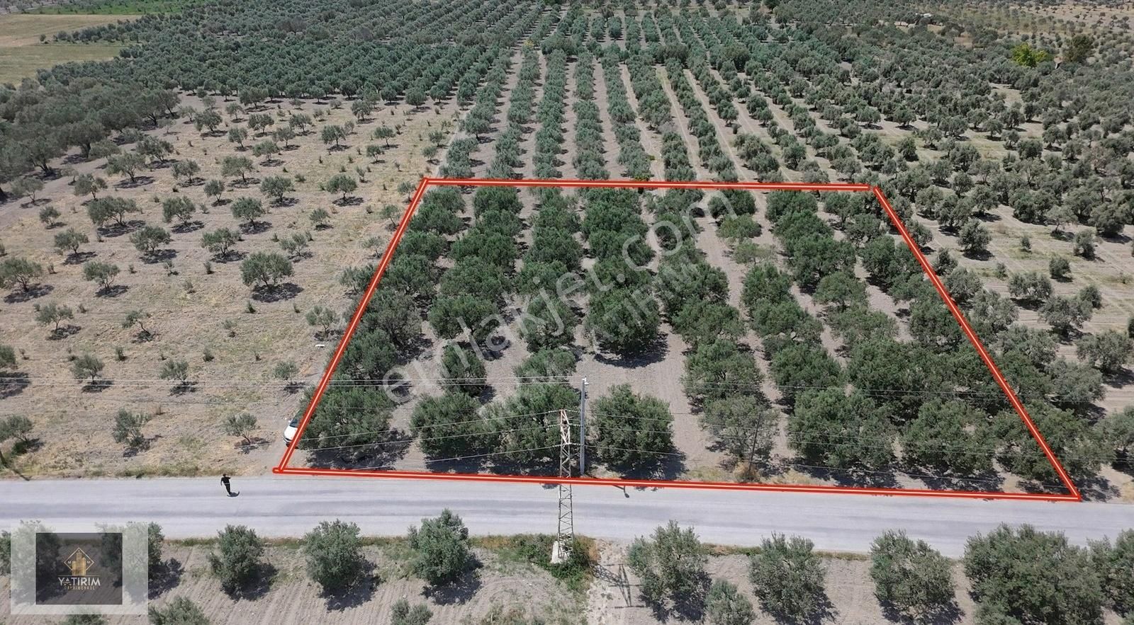 Süleymanlıda Hobi Bahçesine Uygun, Asfalt Cepheli 2.620m²arazi