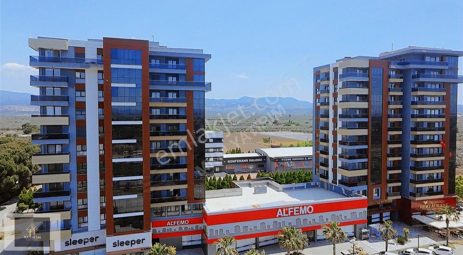 Twin Towers Projesi Ön Cephe Harika Konumda 120 M2 2+1 Daire