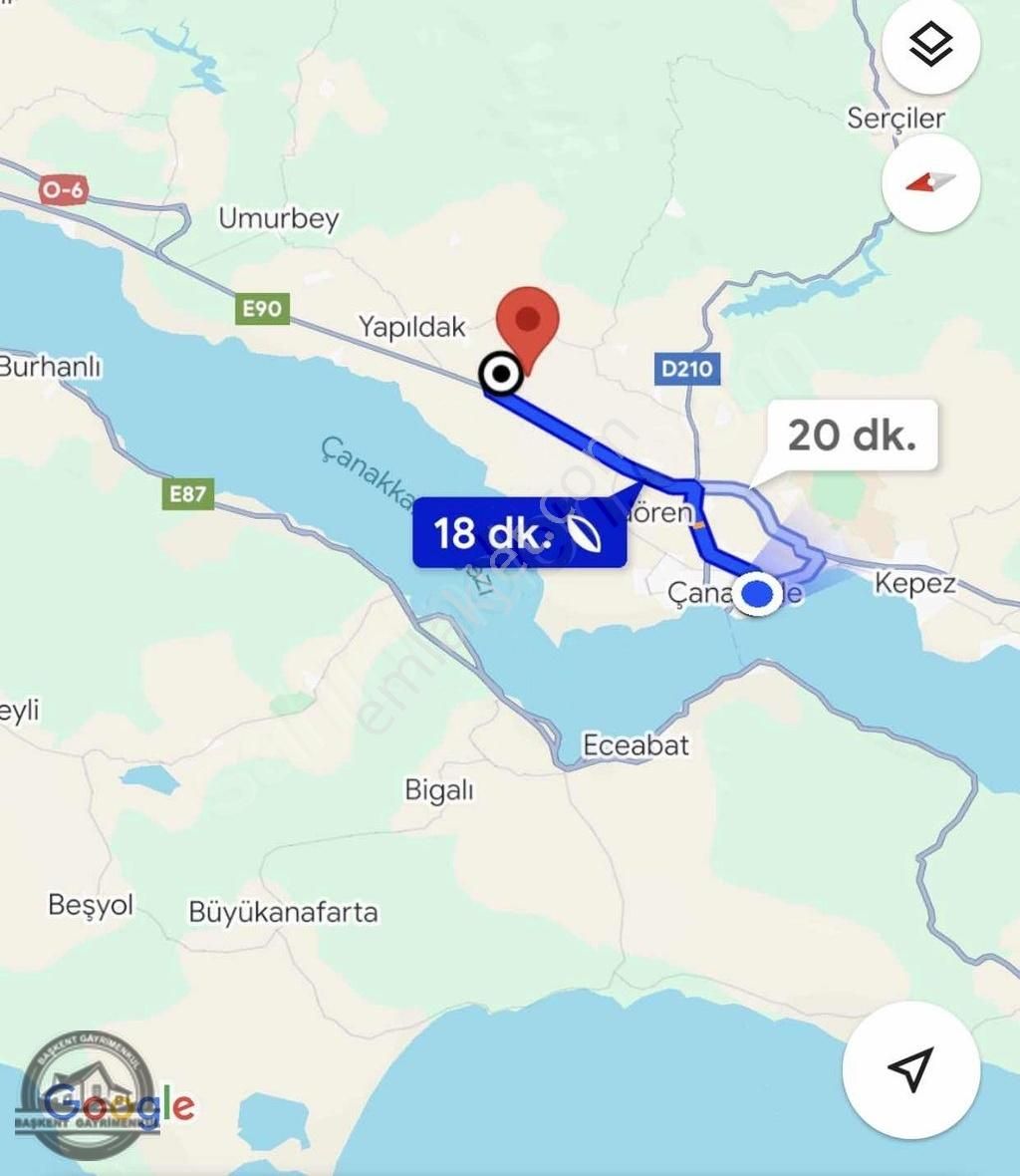 Çanakkale Musaköy De Satılık Tarla
