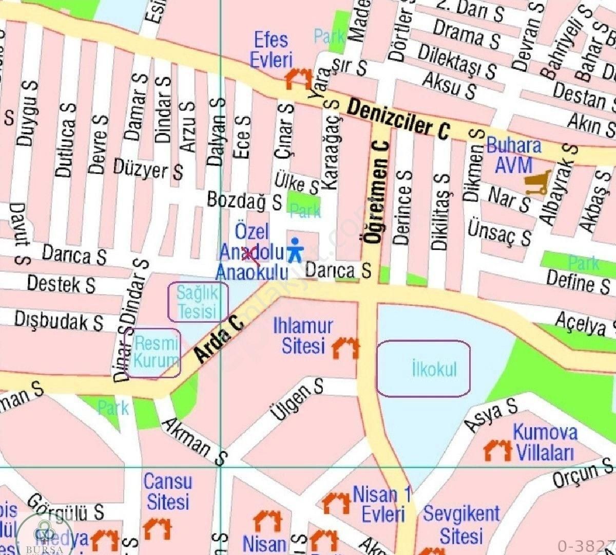 Bursa Nilüfer Üçevler'de Satılık Konut İmarlı Arsa - Görsel 6