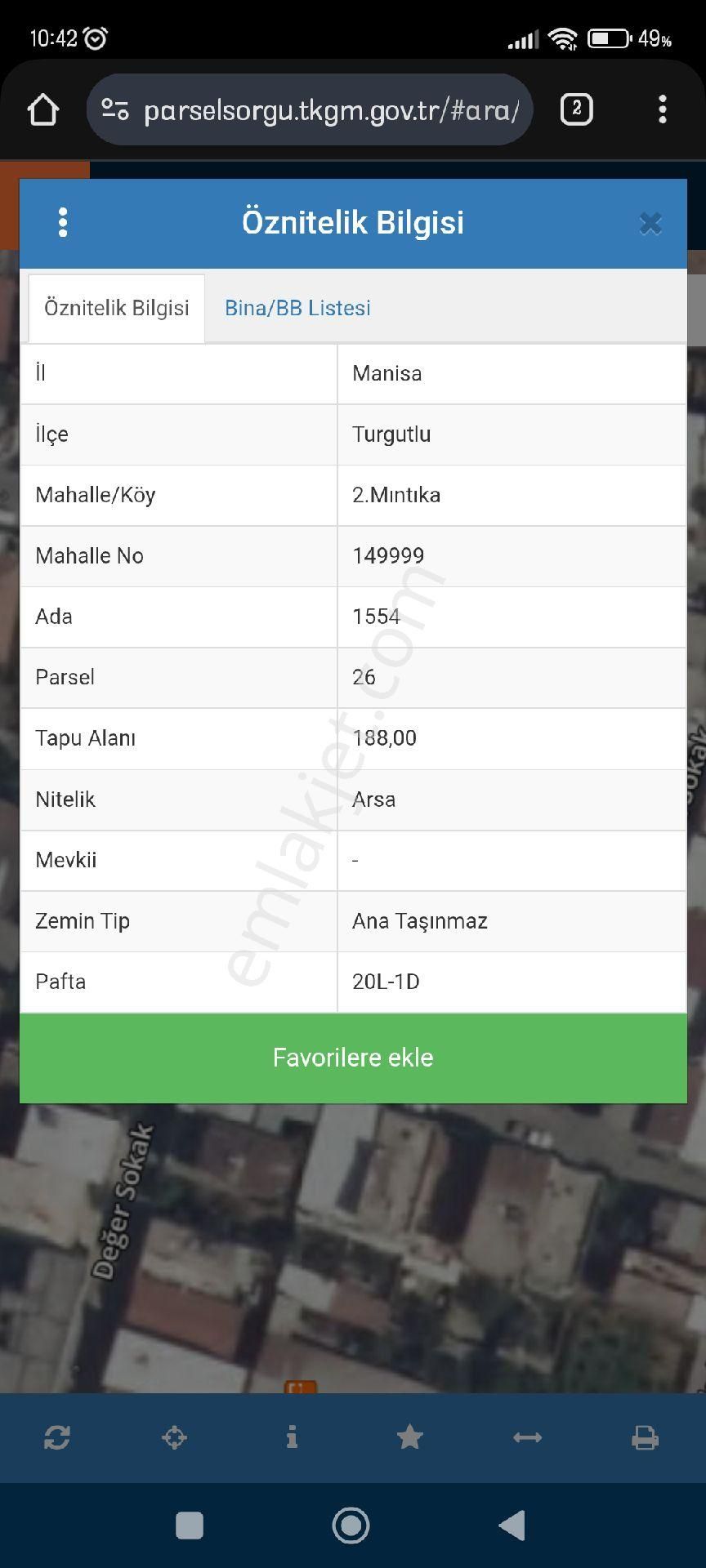 Turgutlu Eymen Emlak'tan Satılık 4 Kat İmarlı Arsa ✅