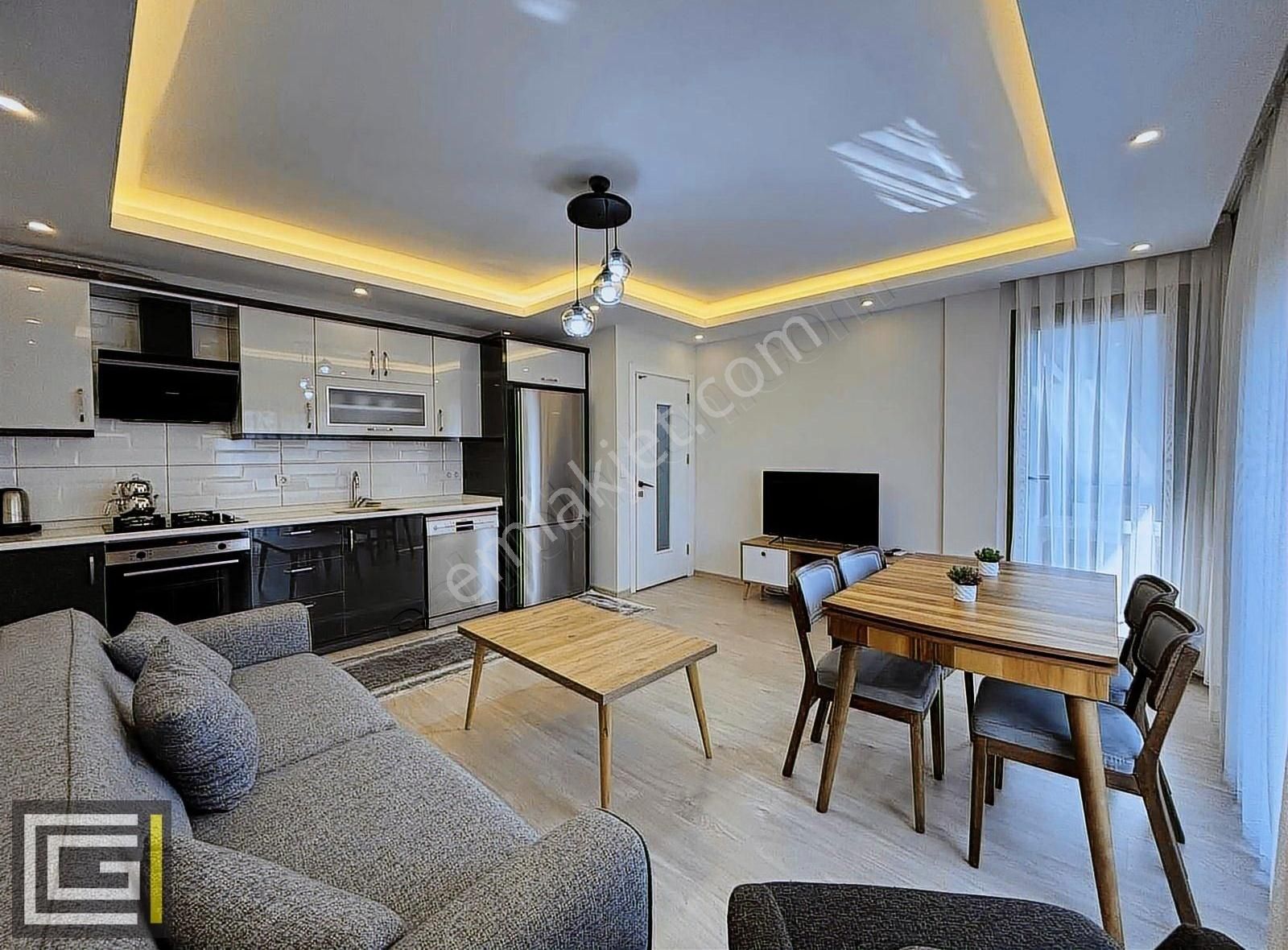 Çalış Plajına 25 Dk Yürüme Mesafesinde Birinci Sınıf Eşyalı 3+1