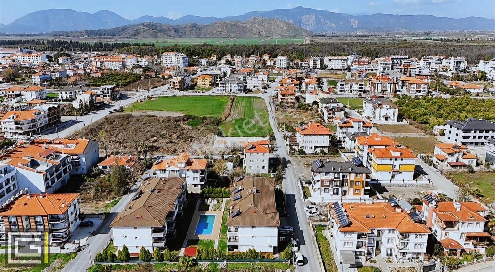 406 M2 Dalaman Hürriyette %30 İmarlı Satılık Köşe Parsel - Görsel 2