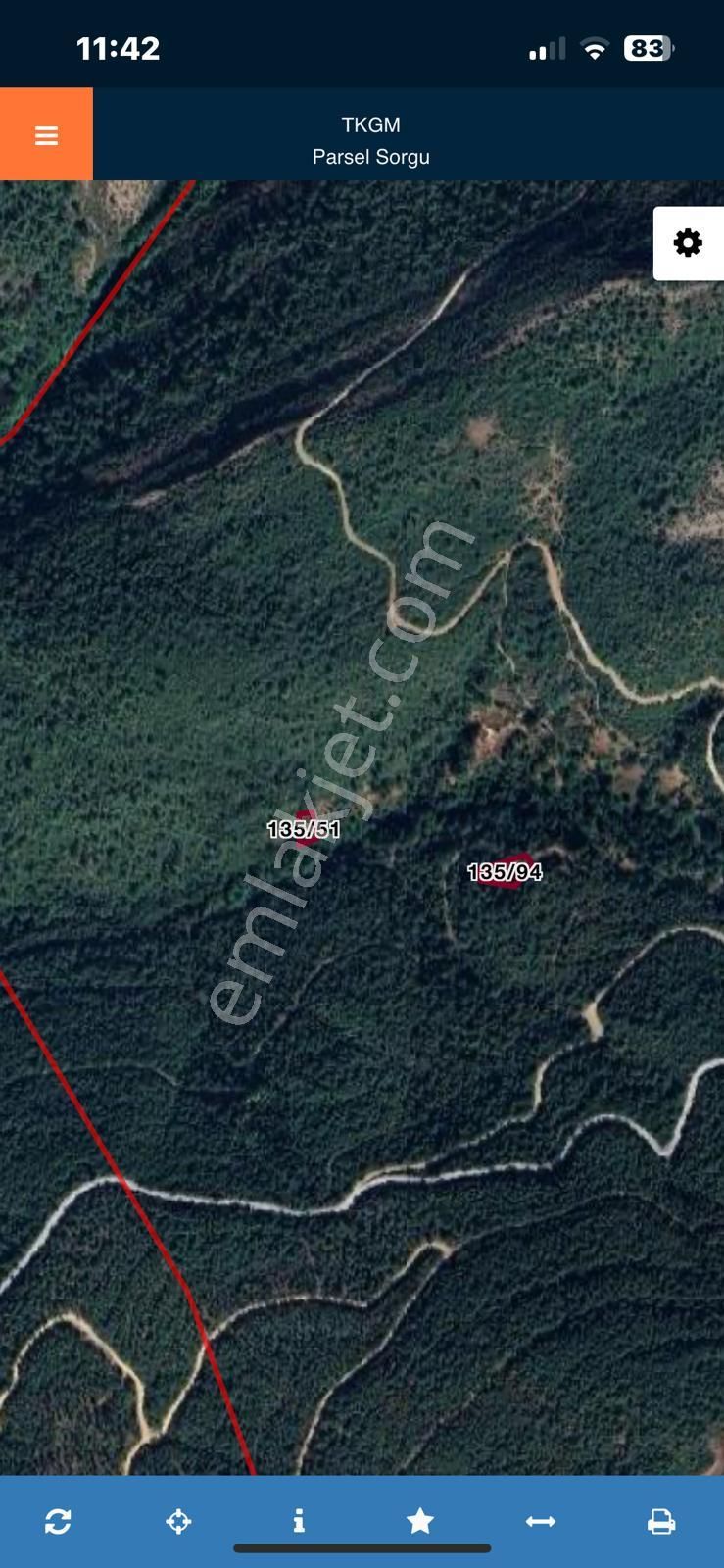 Balıklesir- Kepsut- Kayacıklar Mahallesi Nde 453 M² Doğa İçi Tarla