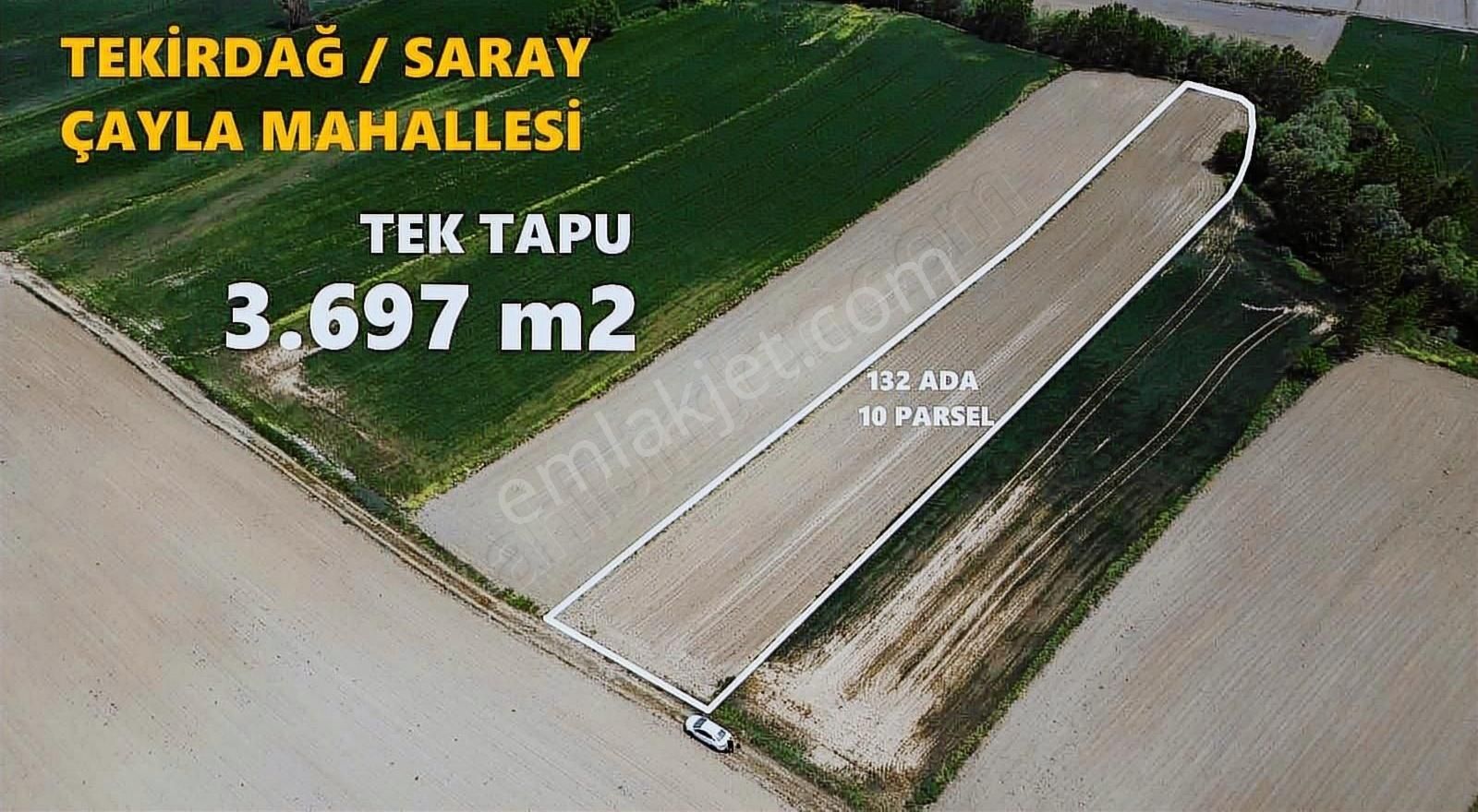 Tekirdağ/saray~çayla'da Satılık Tek Tapu 3.697 M2