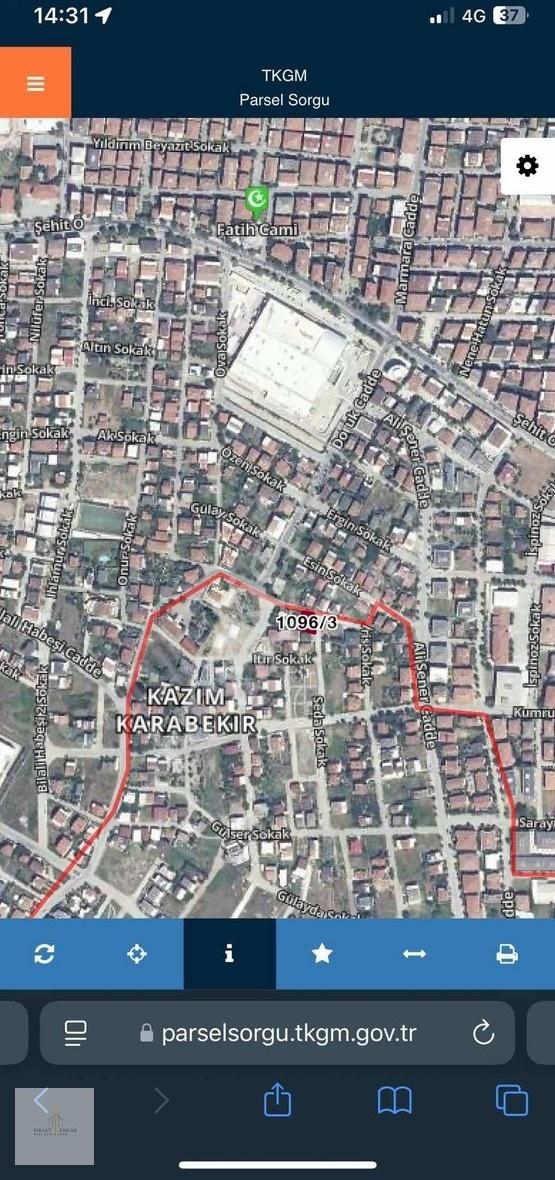 Yalova Merkez Kazım Karabekir Mahallesi Köşe Parsel Fırsat Arsa