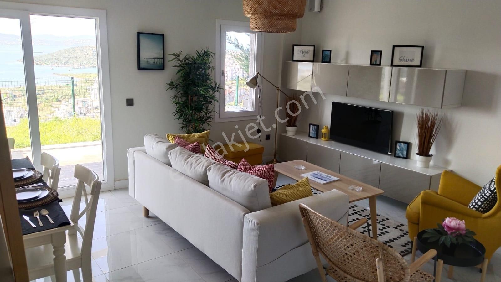 Kıyıkışlacık’ta Kiralık 1+1 Bahçe Katı Sıfır Daire