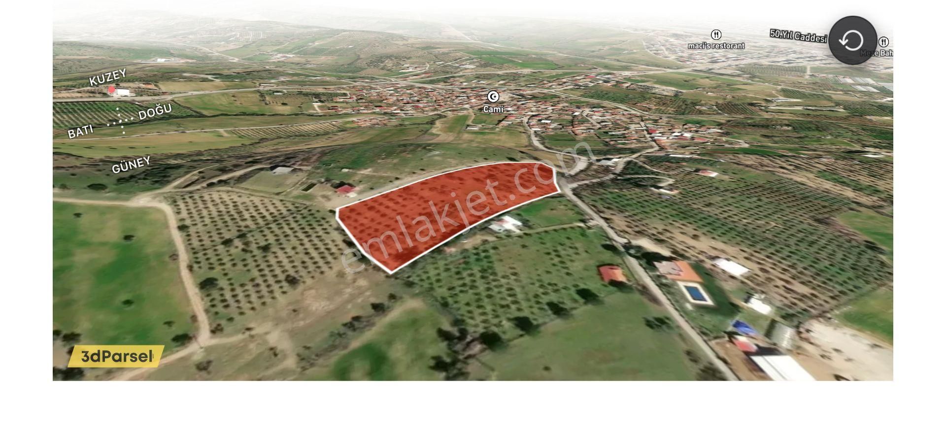 İzmir Menderes Dereköyde Tapudan Devirli Satılık Tarla&bağ