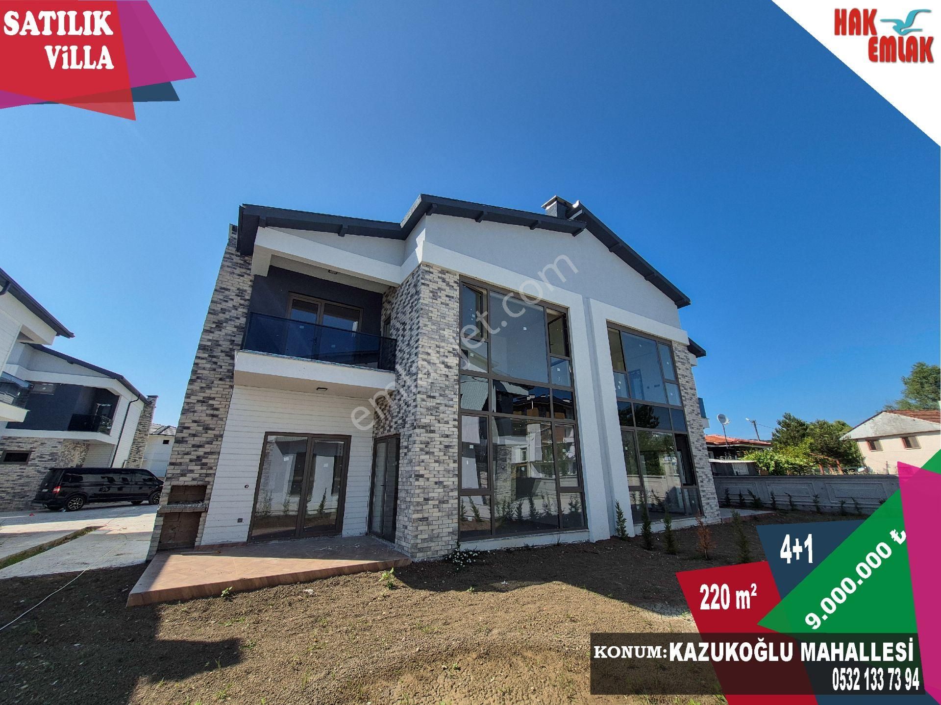 Hak Emlak'tan Kazukoğlu Mah.de Satılık Ultra Lüks 4+1 Villa