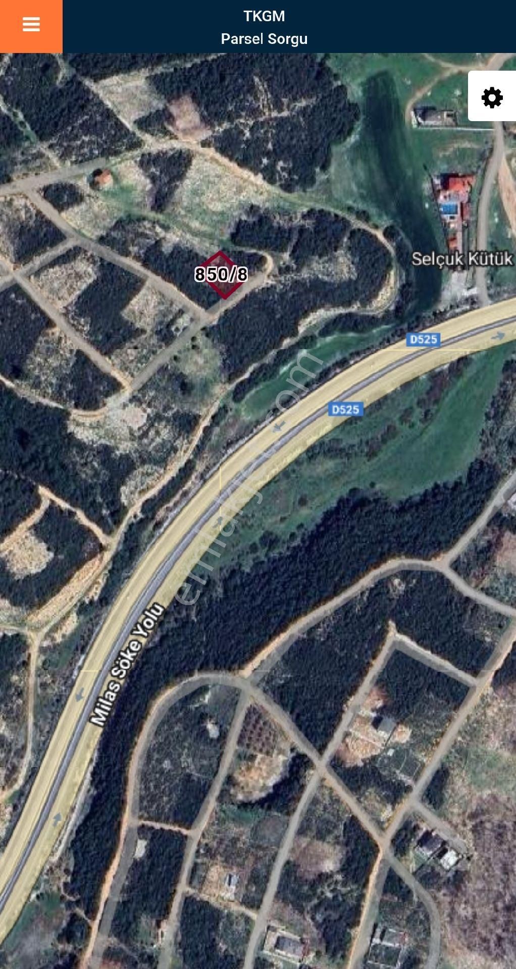 Didim Bozseki'de Göl Manzaralı 605 M2 İmarlı Arsa
