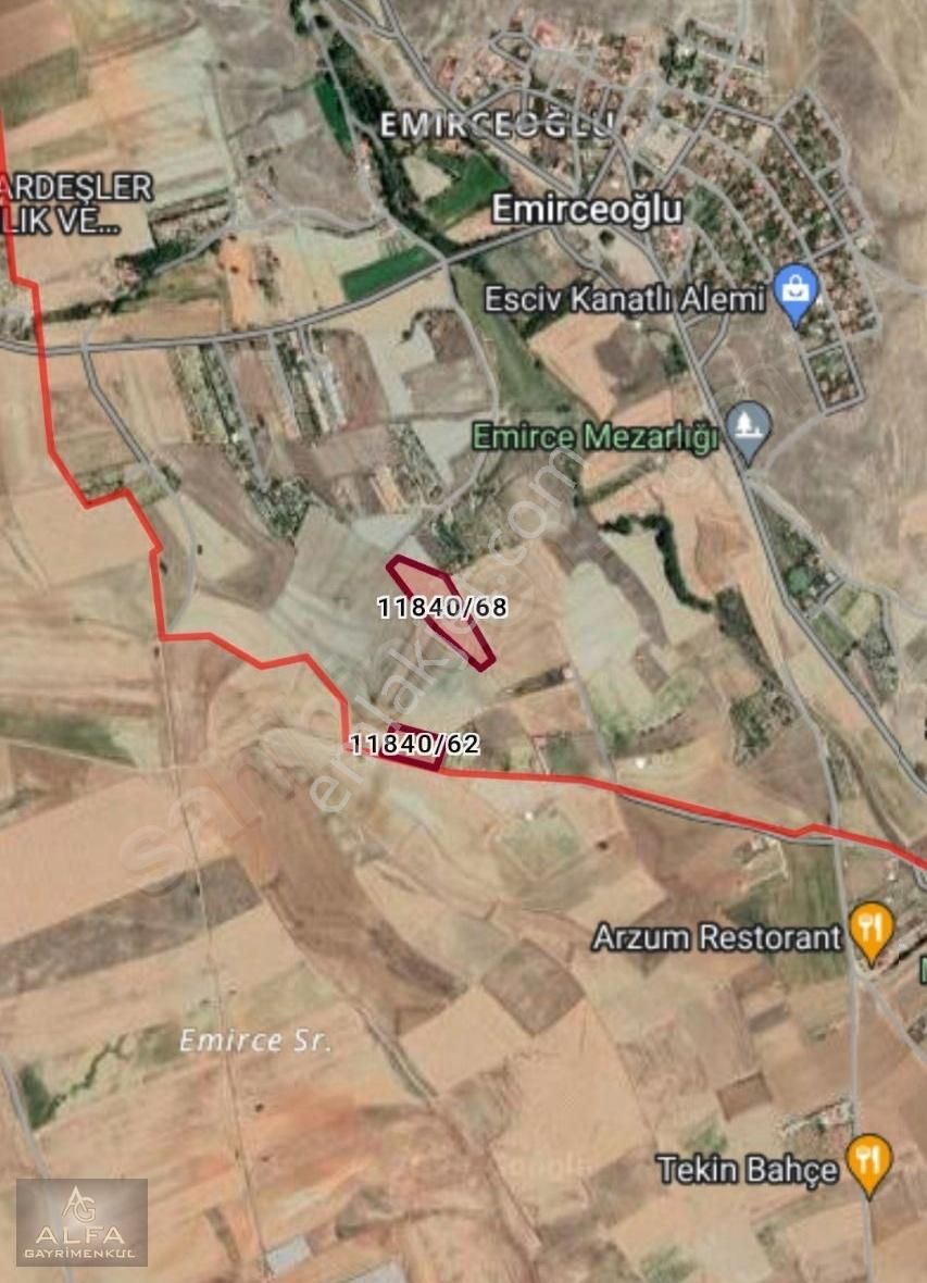 Emirceoğlunda 14.202 M2 Satılık Tarla