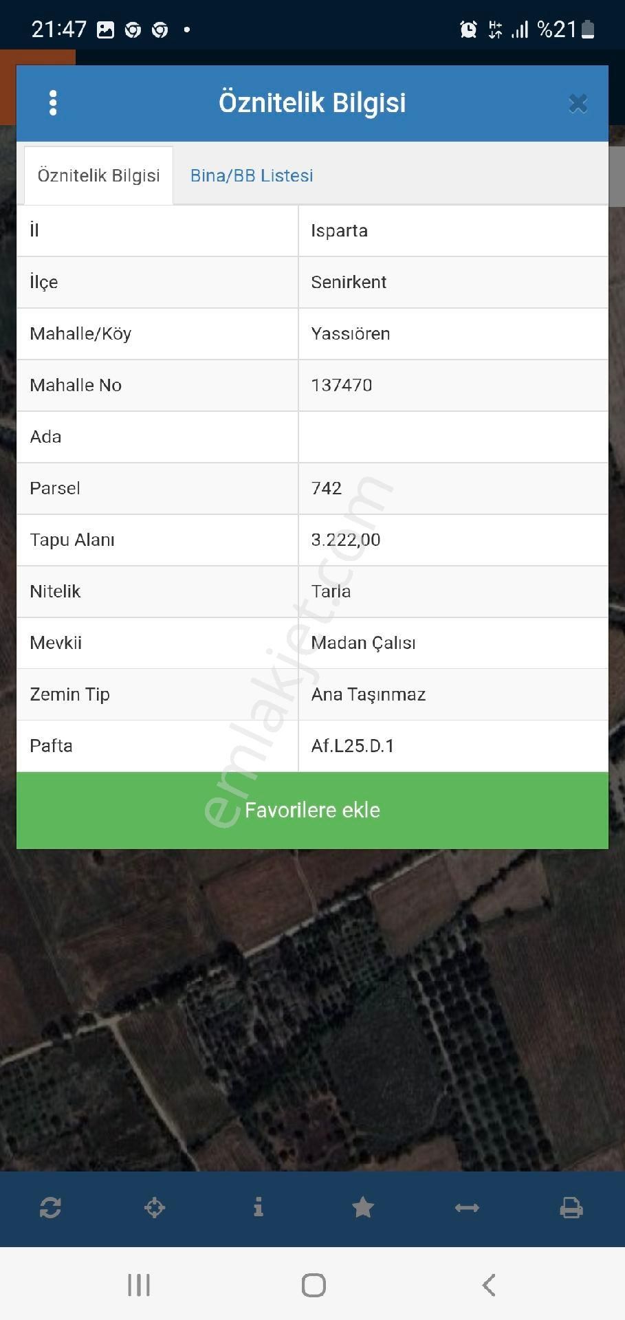 3200 M2 Arazimiz İsparta Senirkent Yassioren De