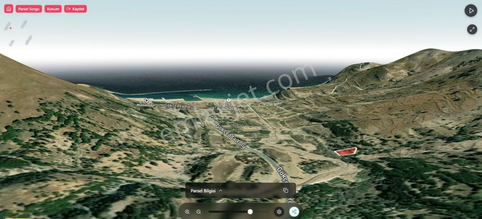 Gökçeada'da Turizm+konut İmarlı 2323 M2 Kdv Avantajlı Fısat Arsa