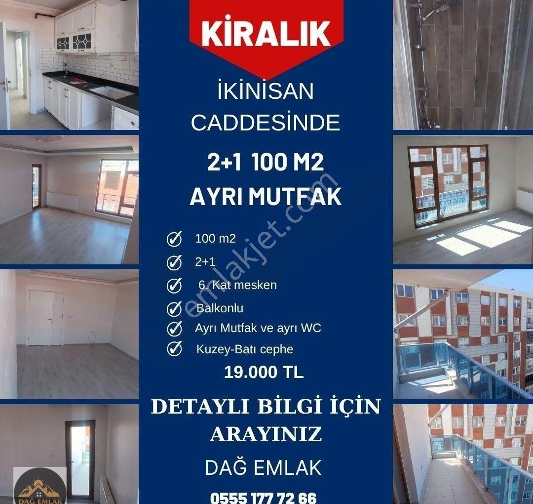 ✨ İkinisan Caddesi'nde Elit Lokasyon | 6. Kat 2+1 | Ayrı Mutfak | Kapalı Otoparklı | Kaçmaz Fırsat!