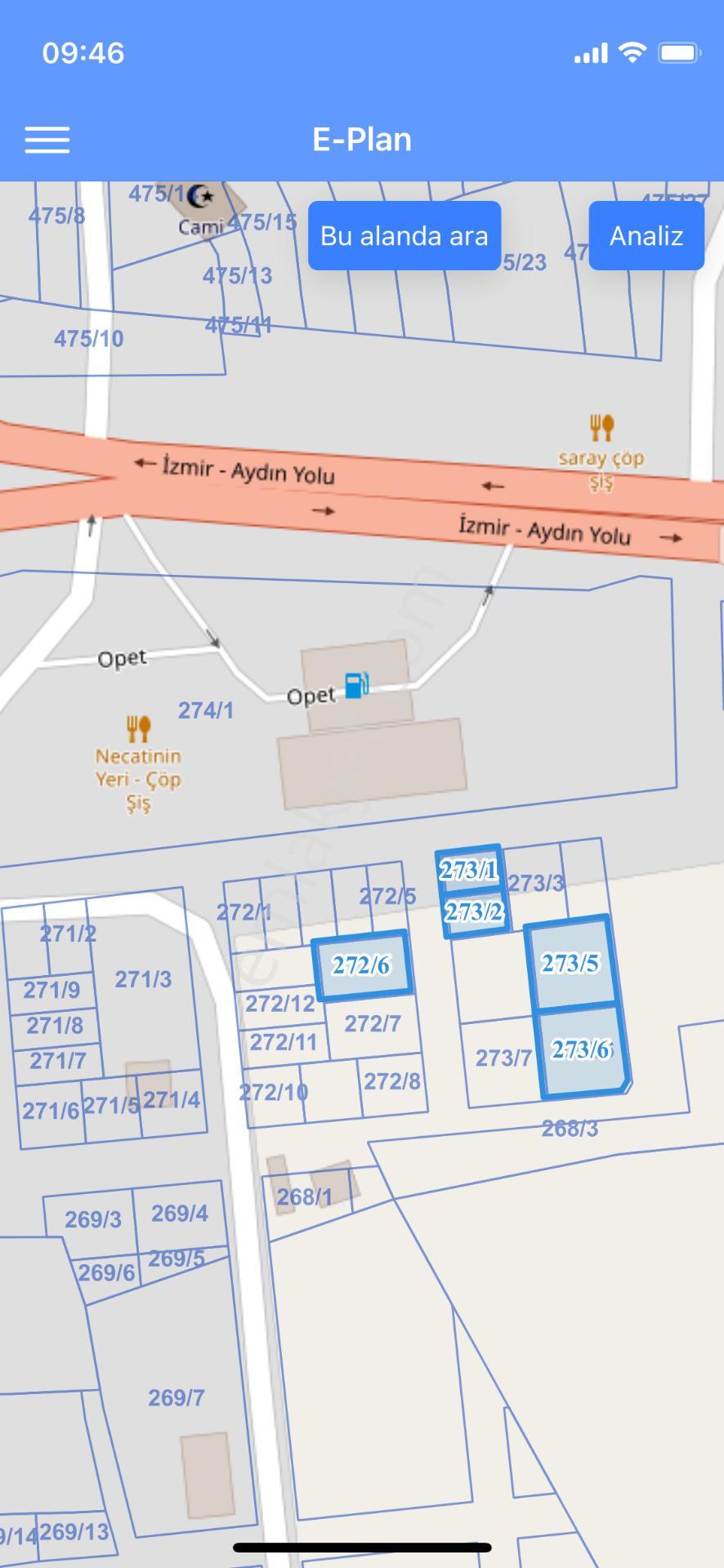 Aydın Ortaklarda İmarlı, Yatırımlık 323 M² Arsa - Görsel 10