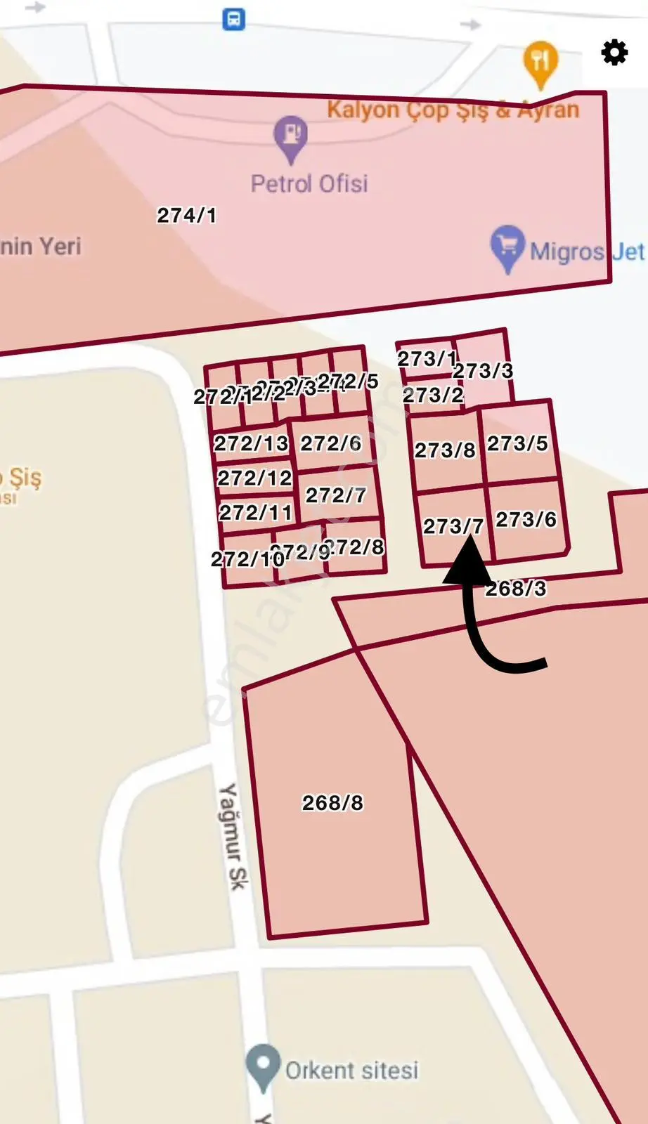 Aydın Ortaklarda İmarlı, Yatırımlık 323 M² Arsa - Görsel 5