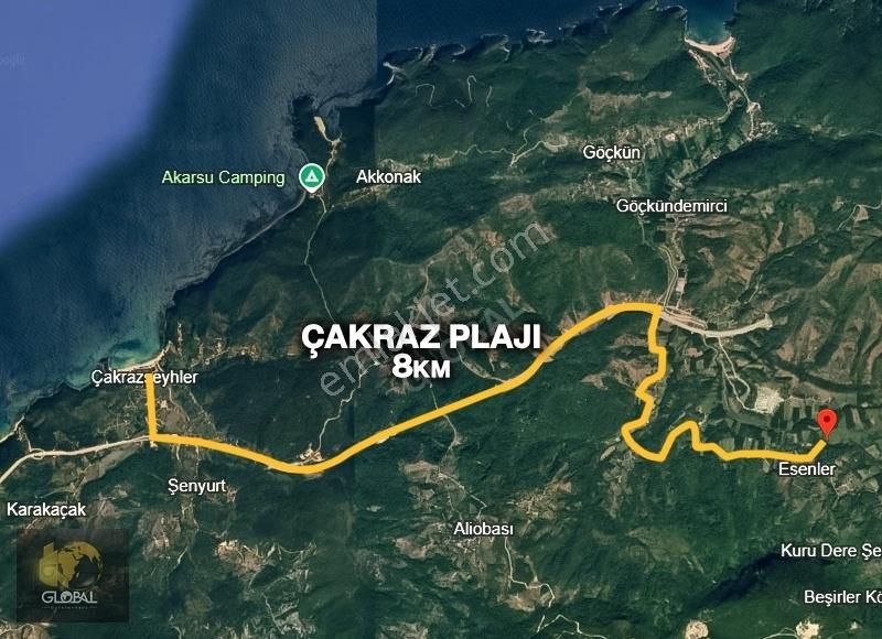 Denize 5 Dakika Uzaklıkta Satılık Arsa