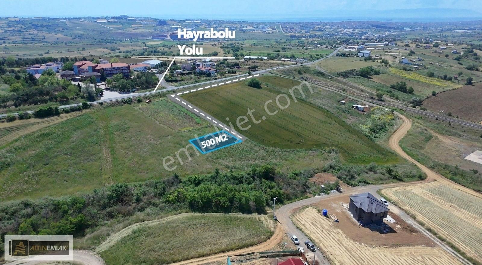 Tekirdağ Süleymanpaşa Karadeniz Mah.500 M2 Müstakil Arsa