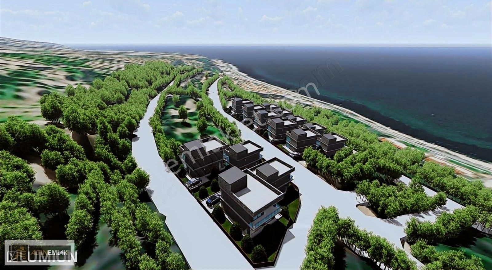 Tekirdağ Şarköy'de İki Villaya Uygun Deniz Manzaralı Arsa