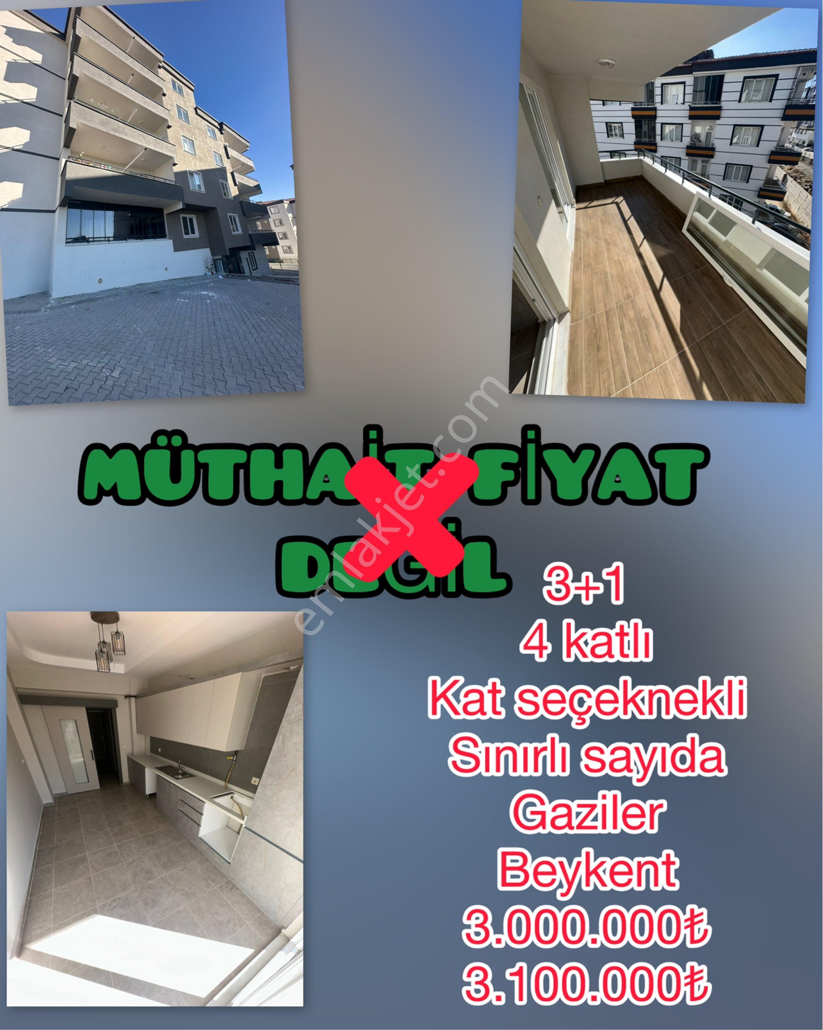🏡 Gaziler Mahallesi Beykent’te 3+1 Daireler!