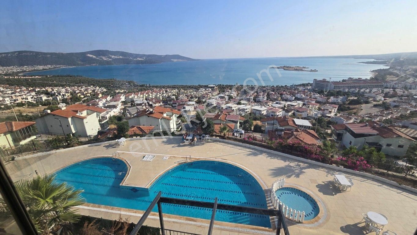 Didim Akbük'te Full Deniz Manzaralı, Eşyalı, Havuz Cepheli Dubleks Daire - Görsel 2