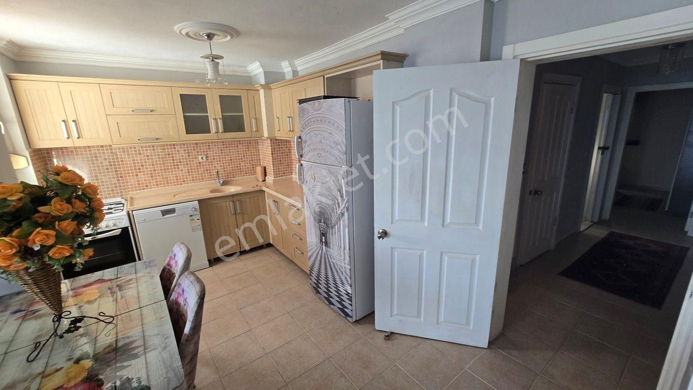 Didim Akbük'te Full Deniz Manzaralı, Eşyalı, Havuz Cepheli Dubleks Daire - Görsel 7