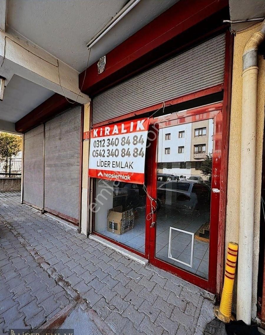 Lider Emlak'tan Güneşevlerde Cemre Parkı Üstünde Kiralık Dükkan