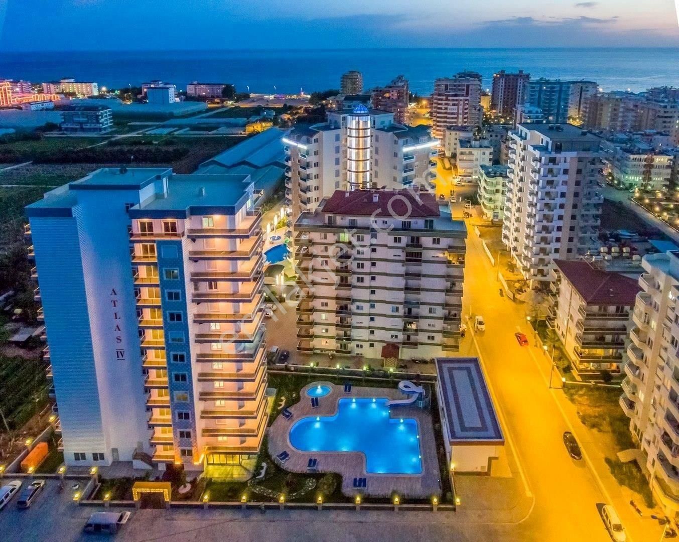 Alanya Mahmutlar Denize 450m 1+1 Eşyalı Residance