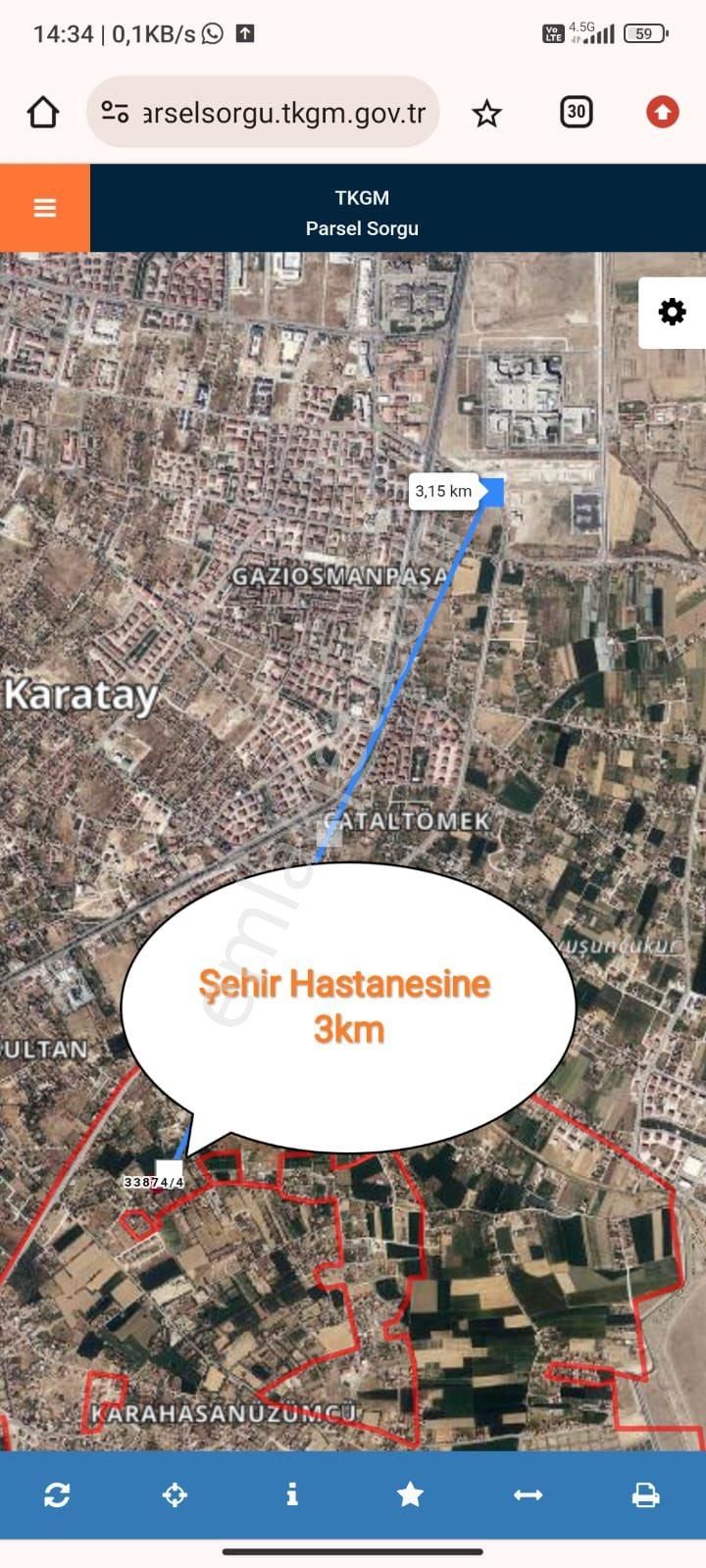 Elit Gayrimenkul'den Karaarslan Üzümcü Mah. Satılık 1800 M2 Villa Arsası