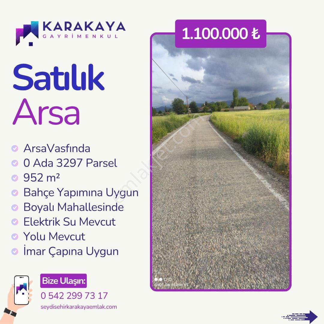 📍 Seydişehir Boyalı Mahallesinde Köy İçi Parsel Fırsatı!