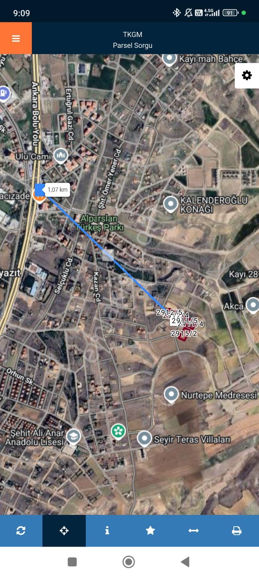 Kahramankazan Kumpınar Satılık Yatırımlık Hisse Tapulu 185 M2 Arsa - Görsel 11