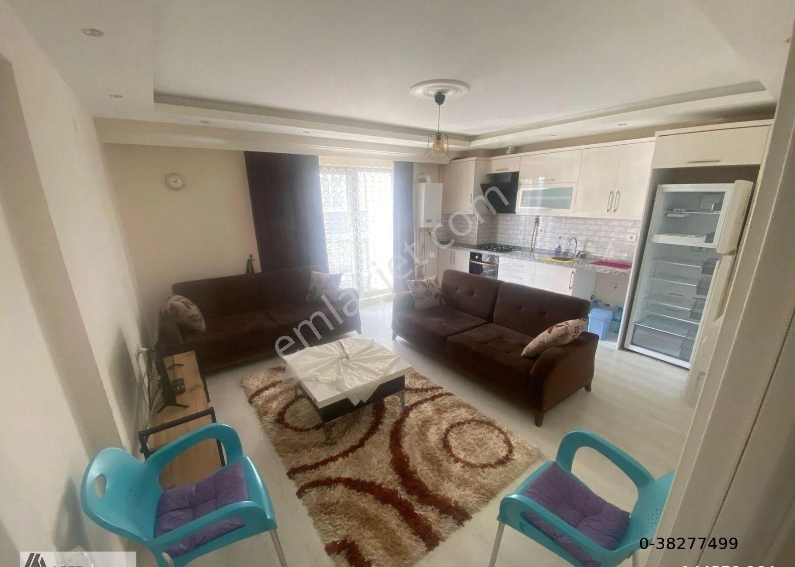 Bandırma Merkezde Full Eşyalı Yerden Isıtma Ara Kat 1+1 Kiralık Daire