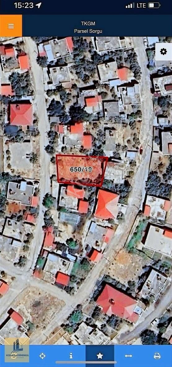 Kozan Gayrimenkul Den Mahmutlu Mh. 384 M2 İki Kata İmarlı Arsa