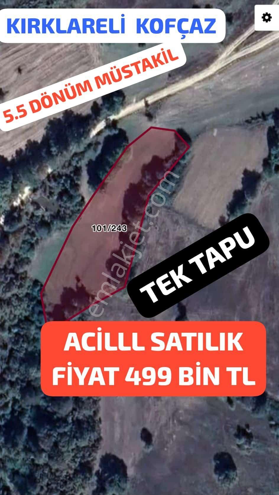 Acil Satılık Müstakil Tek Tapu 5550.m2 Yer