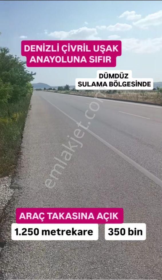 Denizli Çivril Uşak Anayoluna Sıfır Verimli Arazi