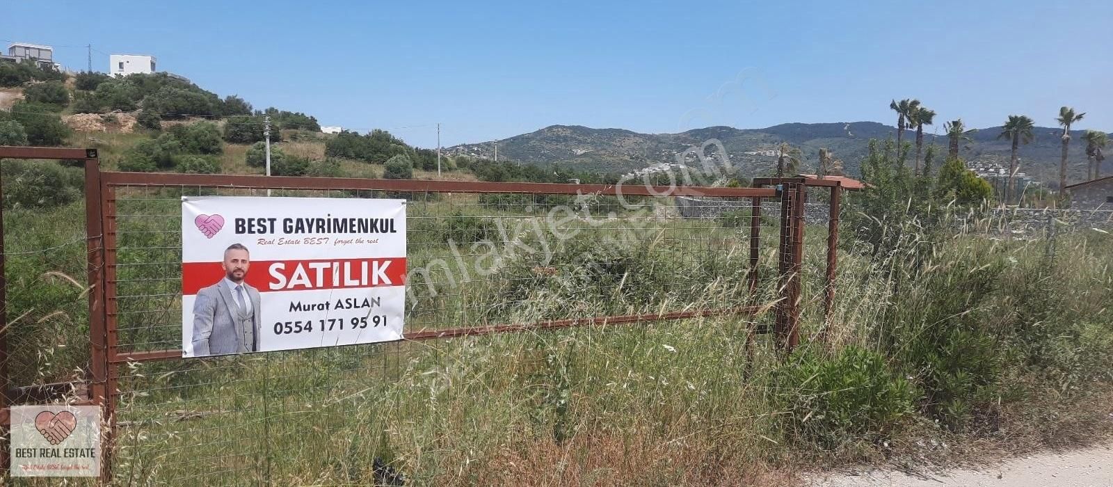 Bodrum Yolu Üzeri Meşelikte Villa Yapımına Uygun 5050m² Tarla