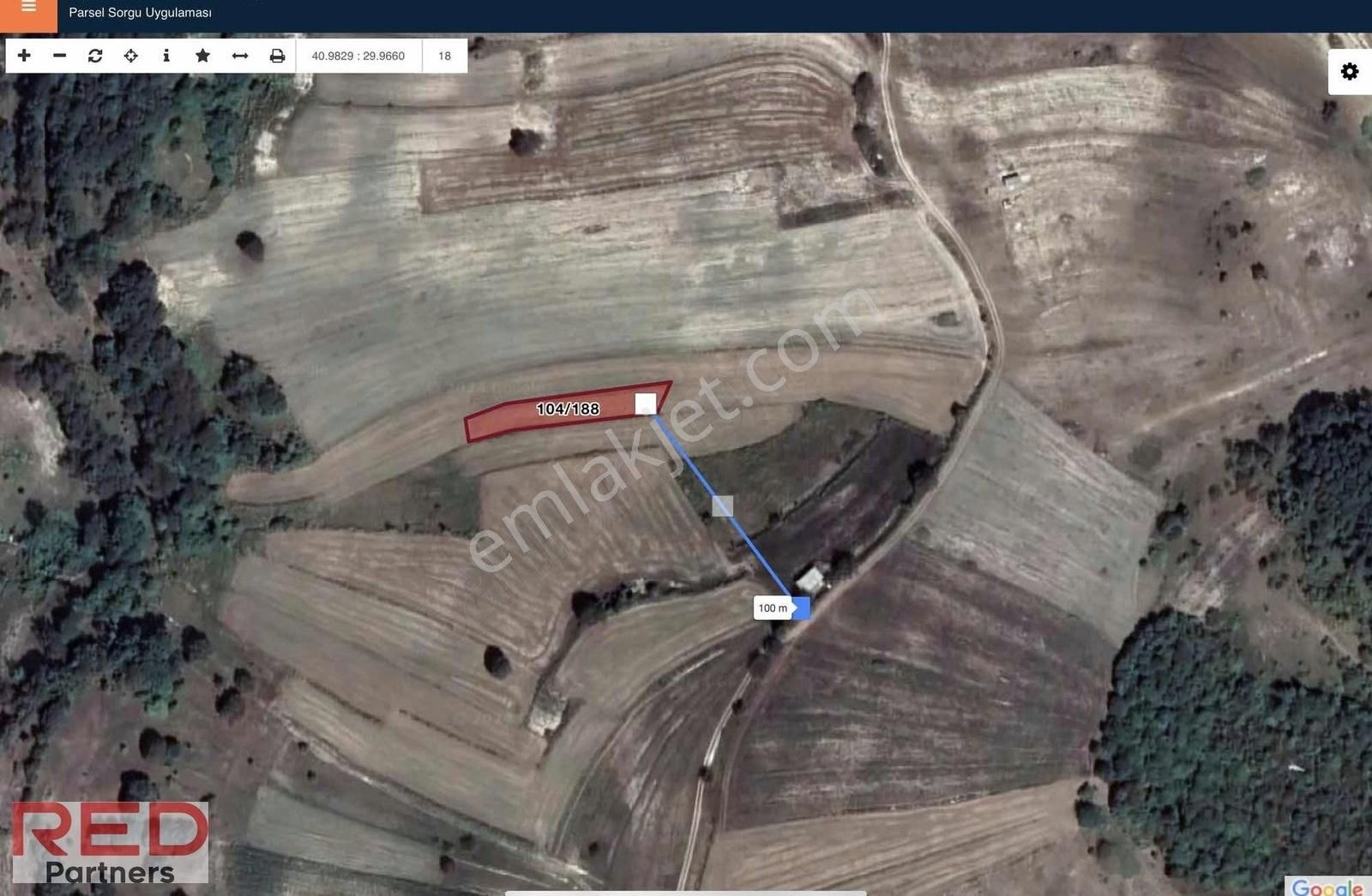 Kandıra Ağaçağıl Köyünde 810 M2 Tarla