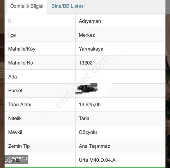 Arstu Gayrimenkulden Yarmakaya Da Satılık Müstakil Arazi