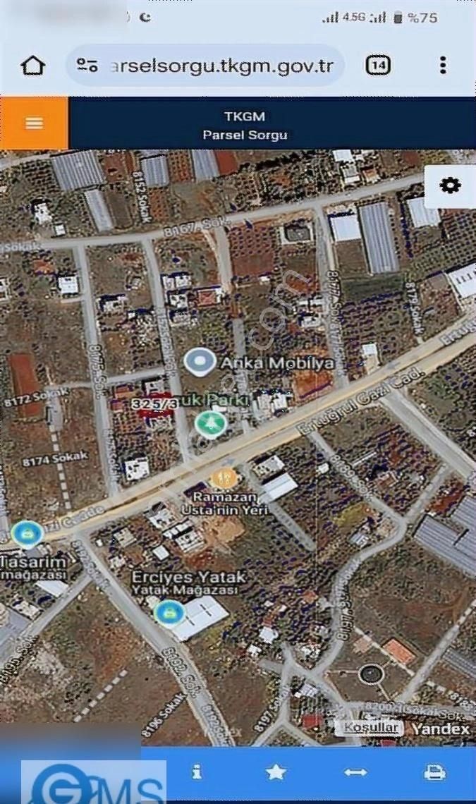 Antalya Kepez Varsak Altıayak Satılık 5 Kat İmarlı Arsa