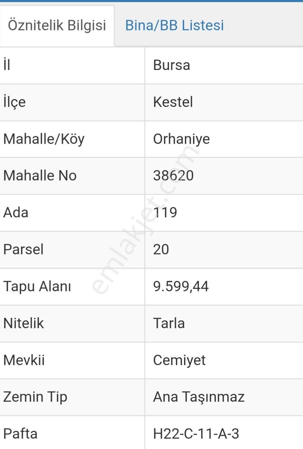 Elmas Gayrimenkul Den Kestel Orhanıye Satılık Ana Yola Cephe Tarla - Görsel 9