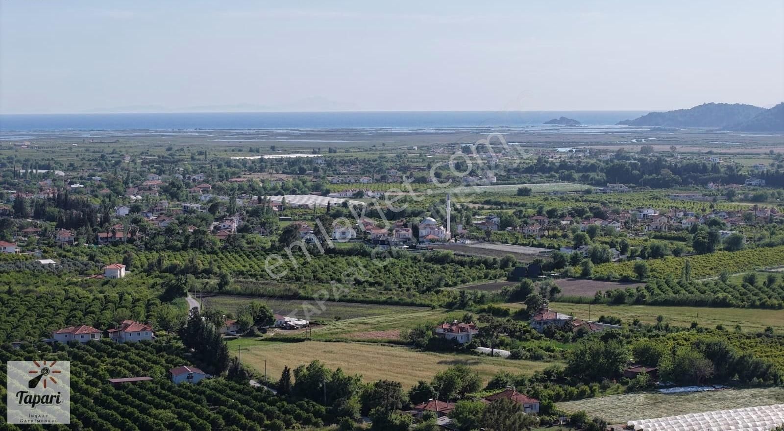 Tapari Den Dalyan Da Satılık 2533 M2 Tarla