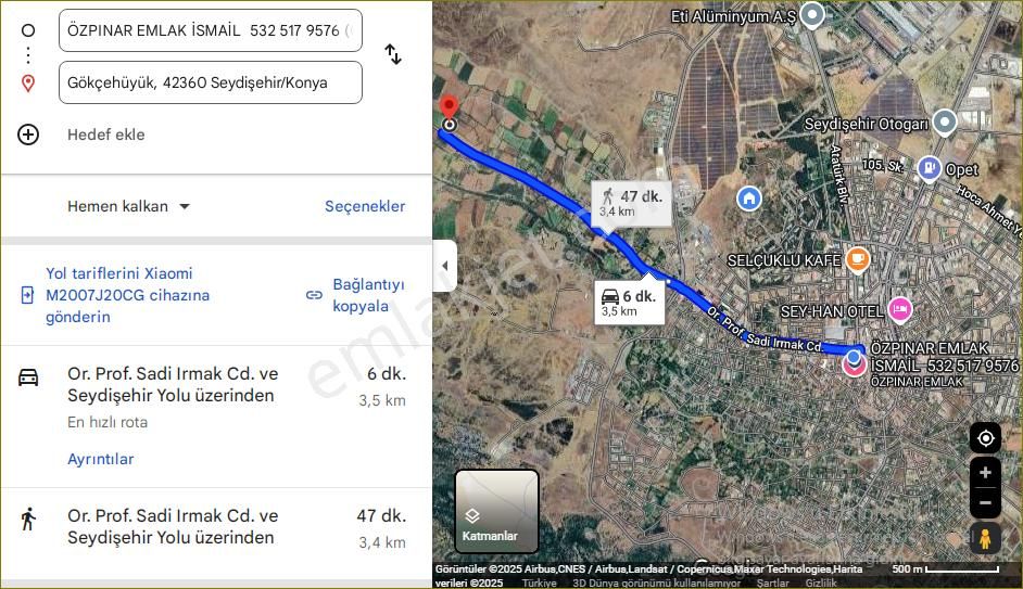 Özpınar ,dan Gökçehüyük M.satılık Bahçe Hissesi 1424 M2 Yolu-su Var - Görsel 5