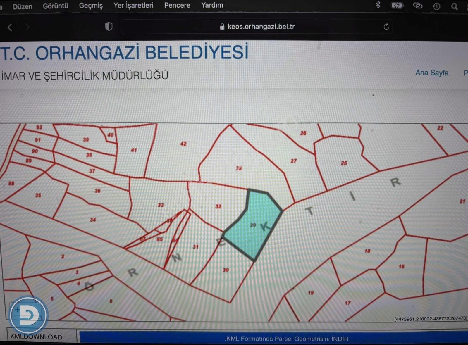Dost Emlaktan Satılık Orhangazi Karsakta 2209m2 Zeytinlik